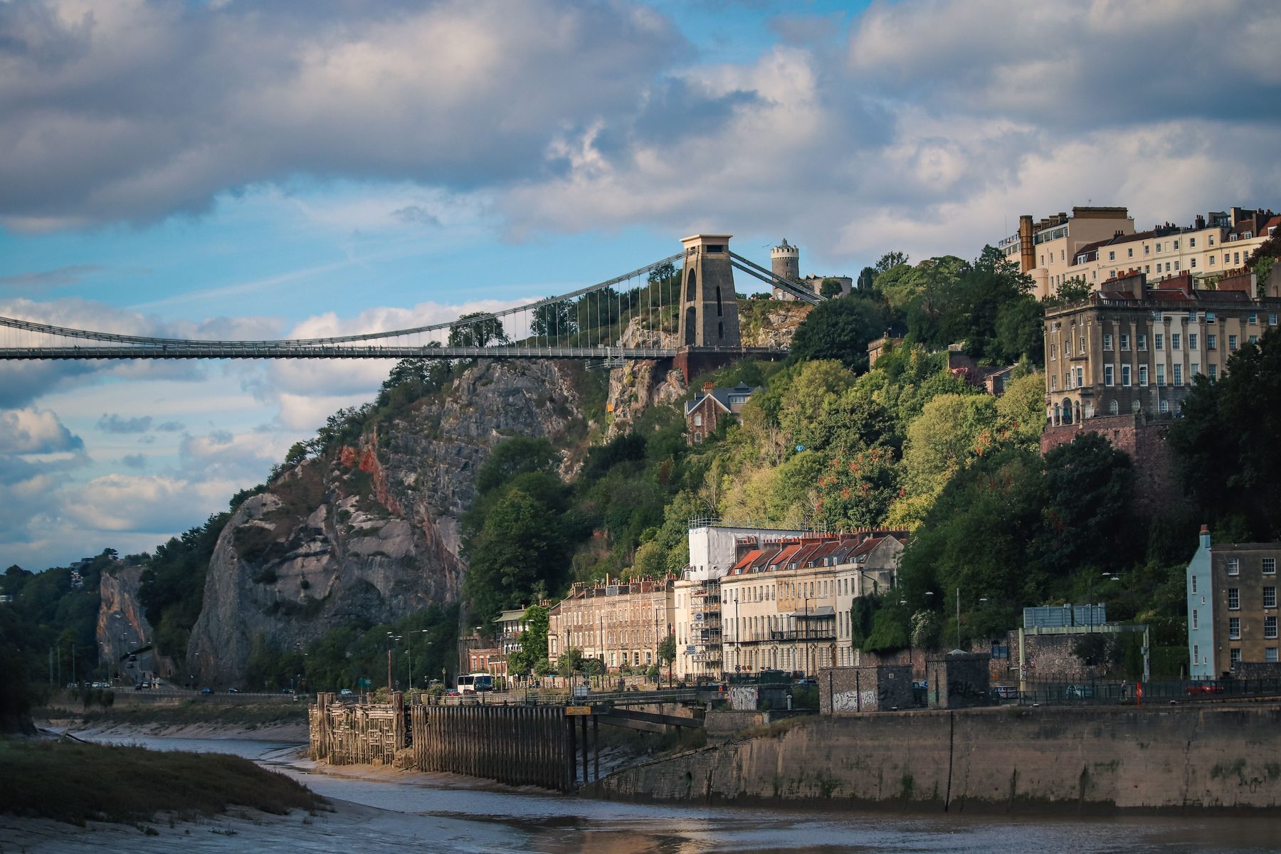 Clifton Suspension Bridge crossing the Avon Gorge in Bristol
